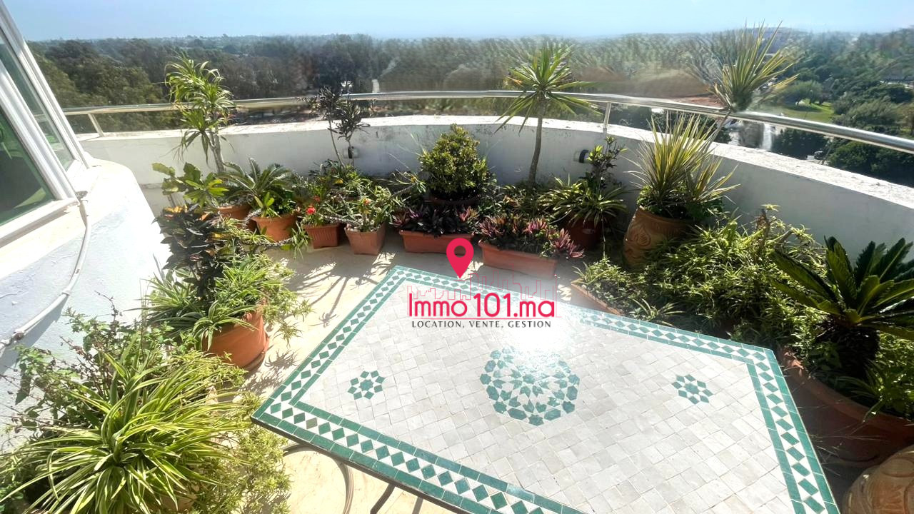 Appartement sans vis-à-vis à vendre au haut Agdal SIV2264